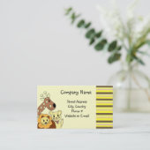 Zoo Animal Business Card (Standing Front)