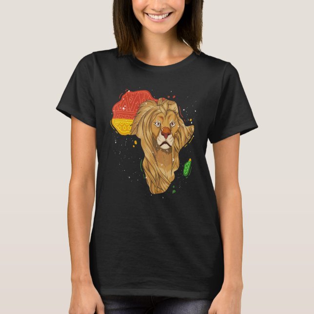 Zoo Animal Lion Africa Safari Animal Lion T-Shirt (Front)
