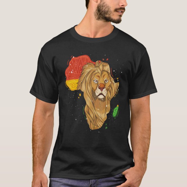 Zoo Animal Lion Africa Safari Animal Lion T-Shirt (Front)