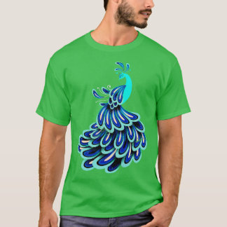 Zoo Animal Ornamental Bird Peacock T-Shirt