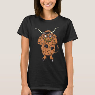 Zoo Animal Trip Favorite Animals Bull Distressed T-Shirt