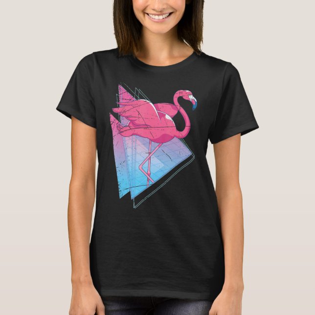 Zoo Animal Tropical Bird 80s Vaporwave Aesthetic F T-Shirt (Front)