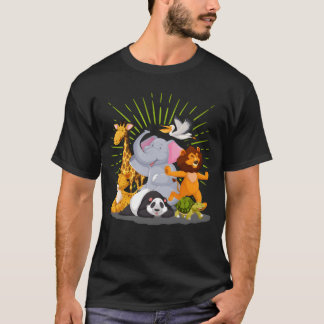 Zoo Animals Boys Girls Safari gift T-Shirt