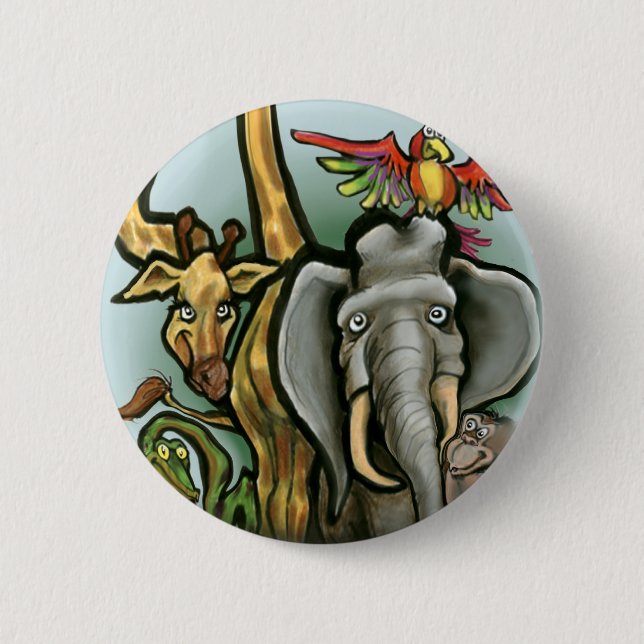 Zoo Animals Button (Front)