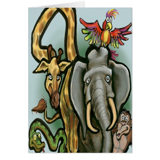 Zoo Animals Cards (Front)