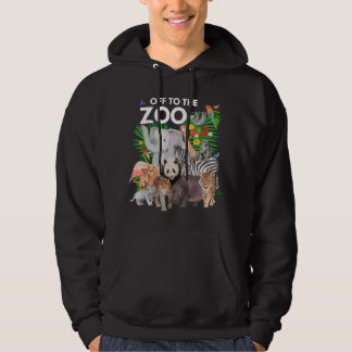 Zoo Animals Safari Party A Day At The Zoo Safari Z Hoodie