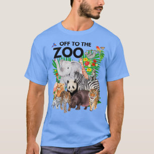 Zoo Animals Safari Party A Day At The Zoo Safari Z T-Shirt