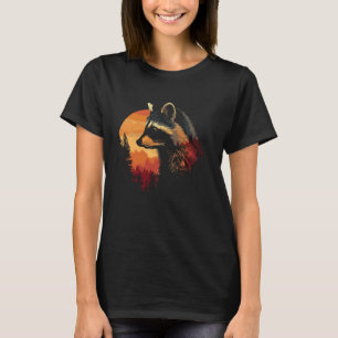 Zoo Animals Trash Panda Forest Raccoon Raccoon T-Shirt