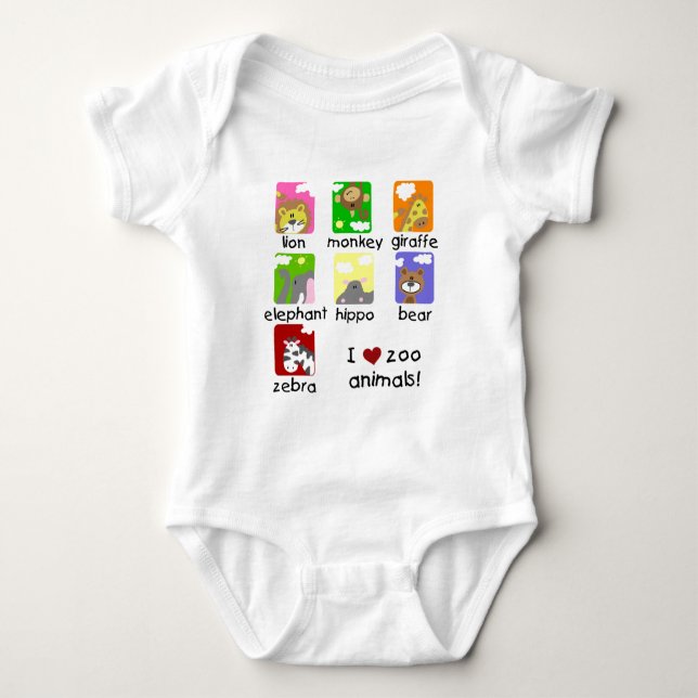 Zoo Animals Tshirts and Gifts (Front)