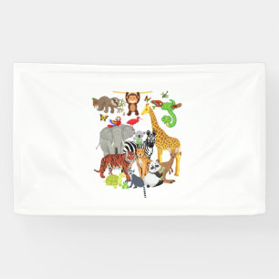 Zoo Animals Wildlife Birthday Party Zoo Day 26 Ani Banner