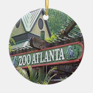 Zoo Atlanta, Christmas Ornament, Willie B Ceramic Ornament