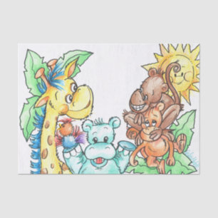 Zoo Babies Tissue Paper