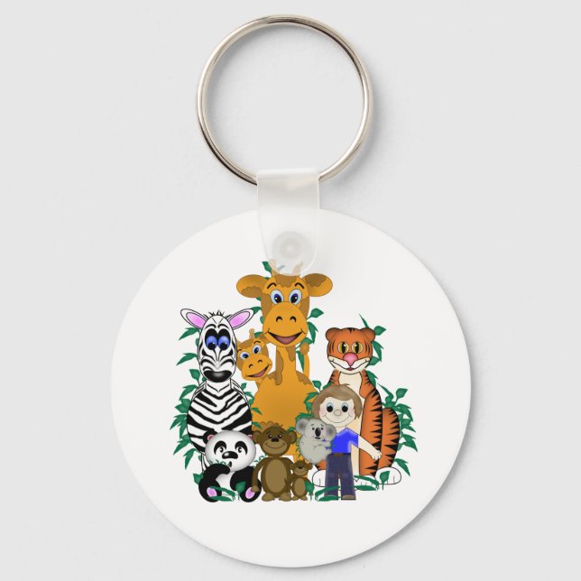 ZOO Boy Keychain (Front)