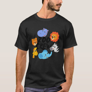 Zoo Crew happy Birthday cute theme present for boy T-Shirt