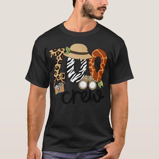 Zoo Crew Leonard Safari Animal Kingdom Zoo Keeper  T-Shirt (Front)