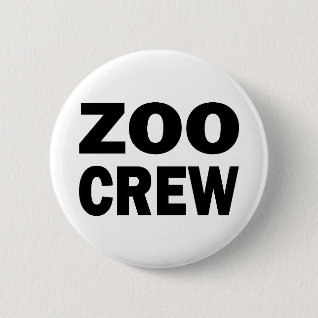ZOO CREW PINBACK BUTTON (Front)