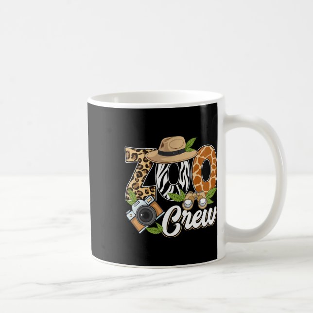Zoo Crew Safari Animals Wildlife Animal Wild Field Coffee Mug (Right)