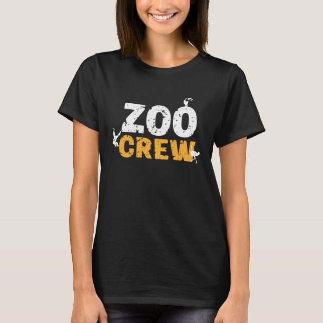 Zoo Crew Safari Squad Team Zoologist Keeper Kid Re T-Shirt (Front)