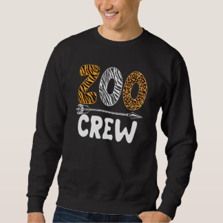 Zoo Crew Safari Squad Zookeeper Animal Zoogoer 1 Sweatshirt