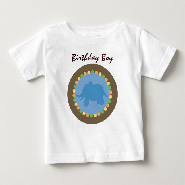 Zoo Dots Elephant Infant T-Shirt (Front)