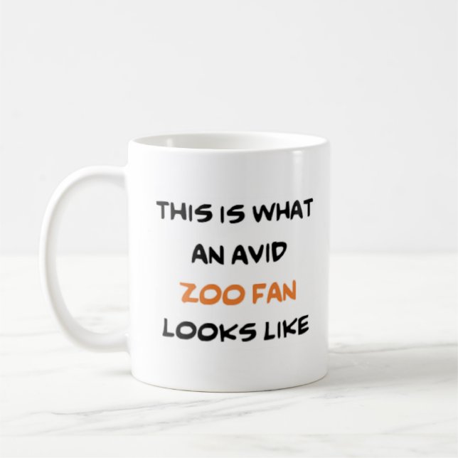 zoo fan, avid coffee mug (Left)