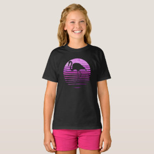 Zoo Flamingo Animal Tropic Summer Sunrise T-Shirt