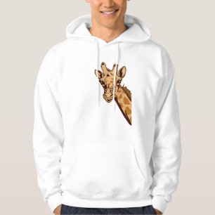 Zoo Giraffe Animal - African Savanna Zookeeper Saf Hoodie