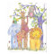 Zoo Jungle Animals Childrens Room Art