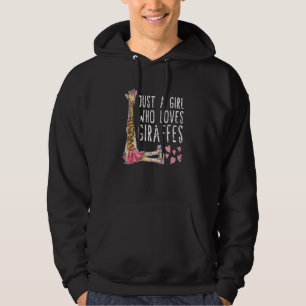 Zoo Keeper Animal Lover Women Gift Giraffe Hoodie