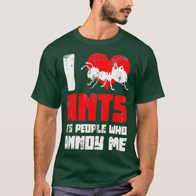 Zoo Keeper Ant Keeping Hobby Gift Idea Ants T-Shirt (Front)