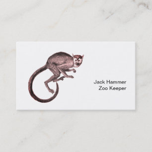 Zoo Keeper Business Card