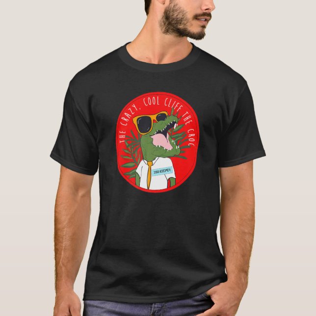 Zoo Keeper Crocodile Boys Graphic Girls Novelty Wo T-Shirt (Front)