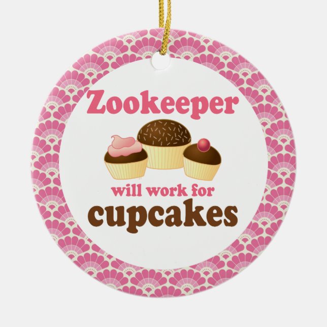 Zoo Keeper Gift Ornament (Front)