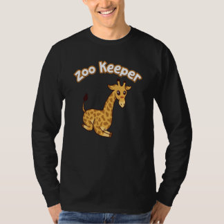 Zoo Keeper Giraffe Safari Animal T-Shirt