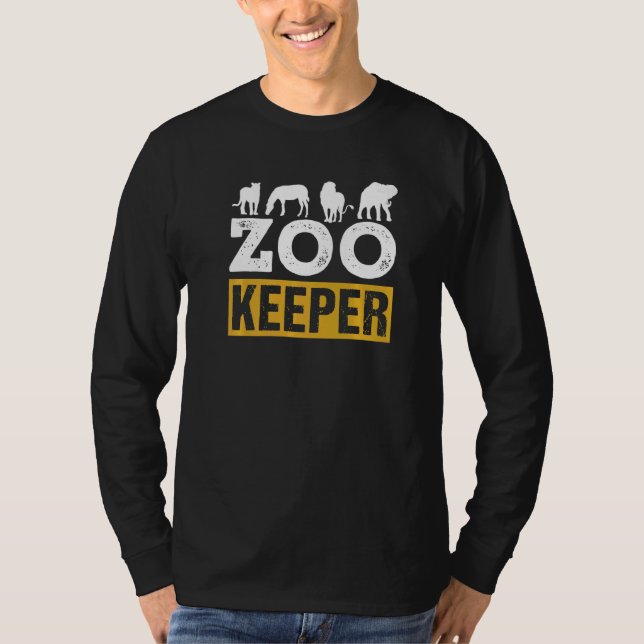 Zoo Keeper Zookeeper Job Keeping Zookeepping T-Shirt (Front)