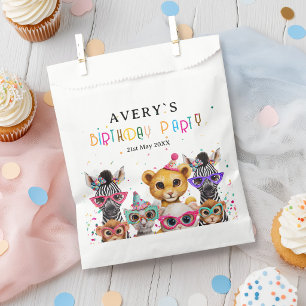Zoo Kids Birthday Favor Bag