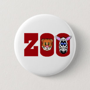 ZOO PINBACK BUTTON