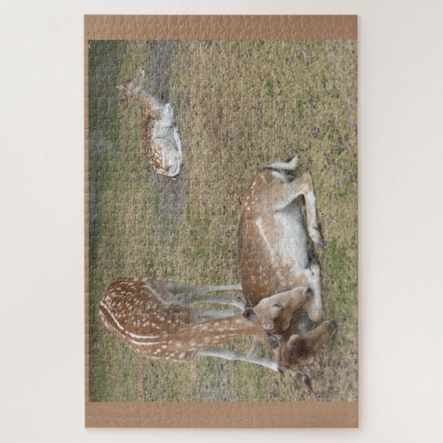 Zoo Puzzle: Cute Deer Jigsaw Puzzle (Vertical)