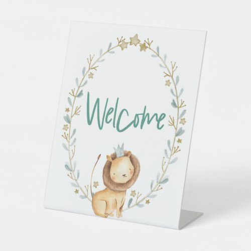 Zoo Safari Animal Lion Baby Shower Mini Welcome
