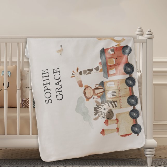 Zoo Safari Nursery Animals Baby Blanket (Creator Uploaded)