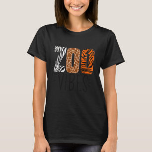 Zoo Vibes Leopard Animal Print Safari Wildlife Ani T-Shirt