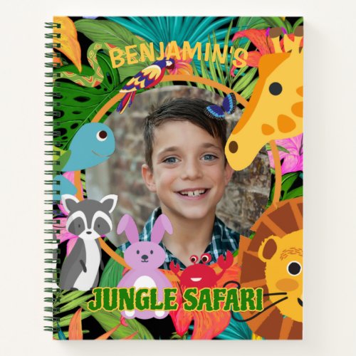 Zoo Wild Animal Jungle Safari Kids Birthday Notebook
