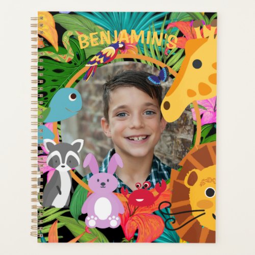 Zoo Wild Animal Jungle Safari Kids Birthday Planner