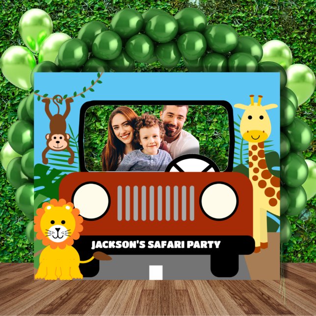 Zoo Wild Safari Animal Kids Party Photo Booth Foam Board (Creator Uploaded)