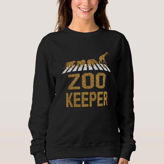 Zookeeper African Savanna Animals Costume Hallowee Sweatshirt (Front)
