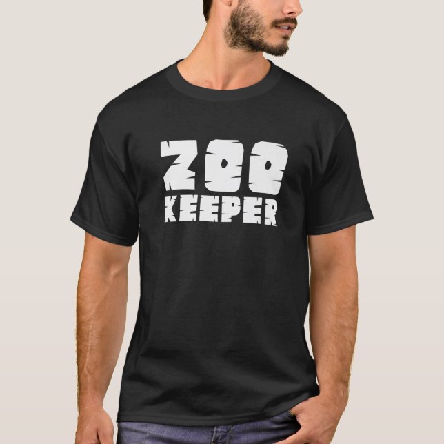 Zookeeper | African Savanna Zoo Zookeeper T-Shirt (Front)