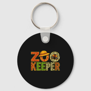 Zookeeper Animals Safari Zoo Keeper Costume Adult  Keychain
