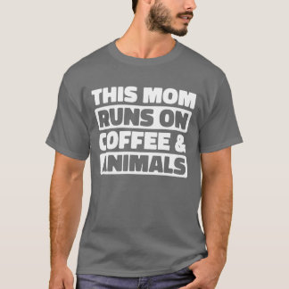 Zookeeper Coffee Mother Mom friend T-Shirt