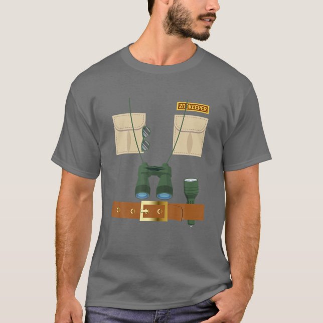 Zookeeper Costume Teen Halloween Costumes Boys T-Shirt (Front)