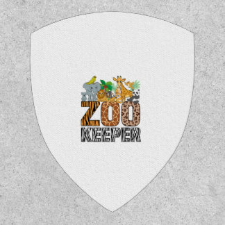 Zookeeper Costume Zebra Wild Print African Animal Patch